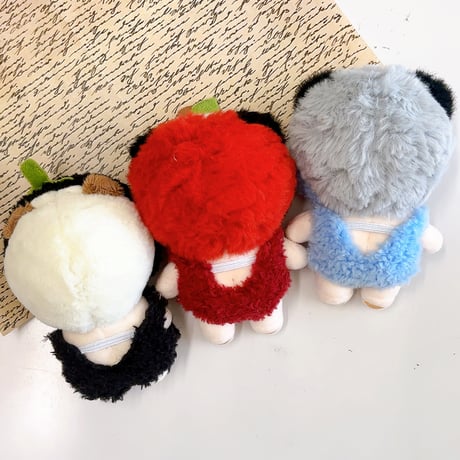 ぬい服　もこもこフルーツ着ぐるみ　10cm用【推し活グッズ】