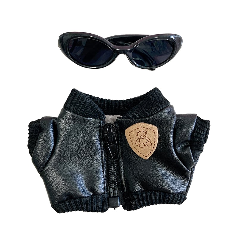 サングラスぬいぐるみ 10cm15cmぬいぐるみ用 ドール用 メタルフレーム サングラス 伊達