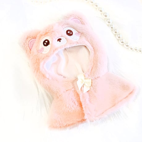 【ぬい服】ぬいぐるみ用アニマルポンチョ【10~15cm用】