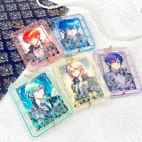 【G.triGerオリジナル 推し活グッズ】パーツ入りアクリルフレーム 【リボン】【トレカ・アクスタ用】