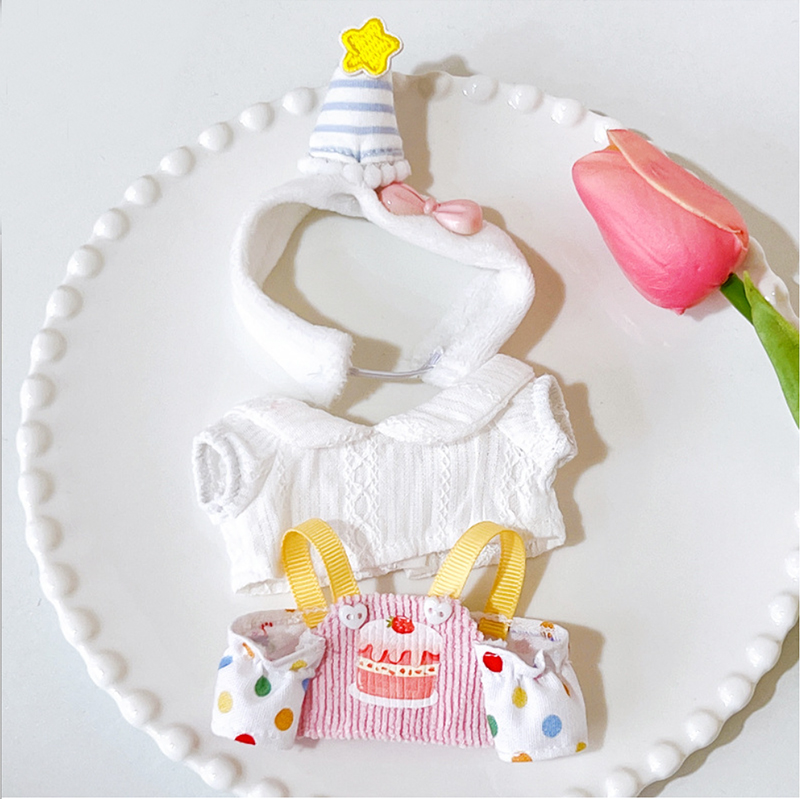 ぬい服】ぬいぐるみ用着ぐるみ【ケーキ】 ( シャツ・エプロン・ヘッド