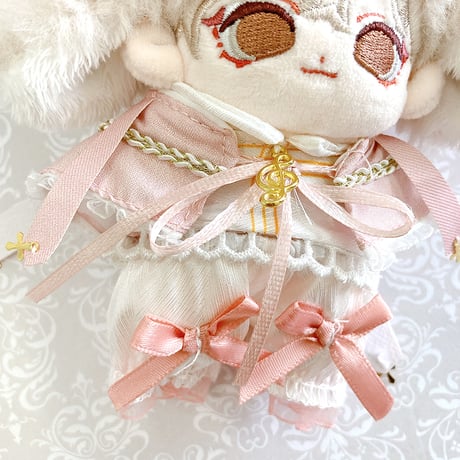 【ぬい服】ベレー帽&ケープ&シャツ&パンツ4点セット　10〜15cm用【推し活グッズ】