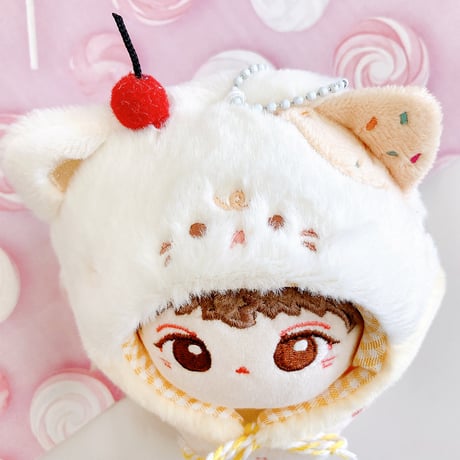 【ぬい服】ぬいぐるみ用着ぐるみキャップ 10cm用【推し活グッズ】