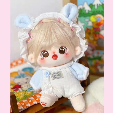 【ぬい服】ぬいぐるみ用ベビー服& ヘッドドレスセット 【20cm 用】【推し活グッズ】