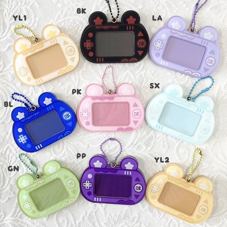 推し活グッズ ゲーム機型アクリルフレームキーホルダー