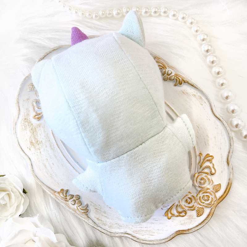 honest13r様　はぴぬい　ぬい服　パーカー　ブレス　ネックレス ぬい服10cm ネックレス風パールトップス＆ハット | takoyuka