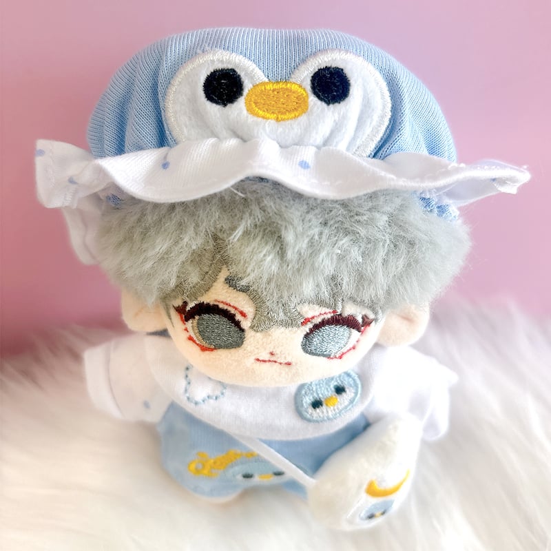 ぬい服】赤ちゃんペンギンぬい服【帽子&ロンパース&スタイ&哺乳