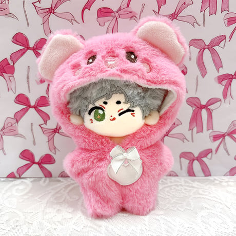 【ぬい服】ぬいぐるみ用刺繍入りアニマル着ぐるみ  10cm 用【推し活グッズ】