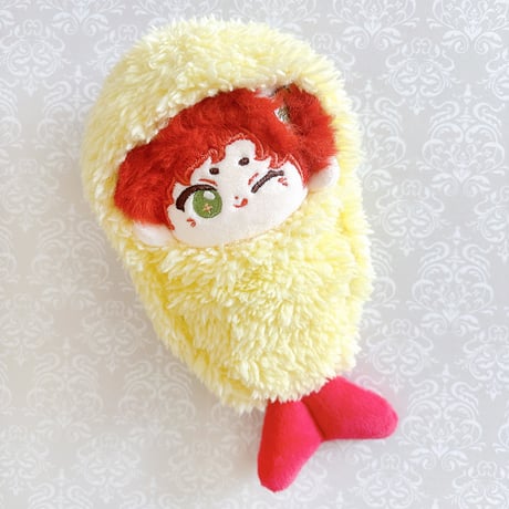エビフライ型着ぐるみ【10cm用】【推し活グッズ】