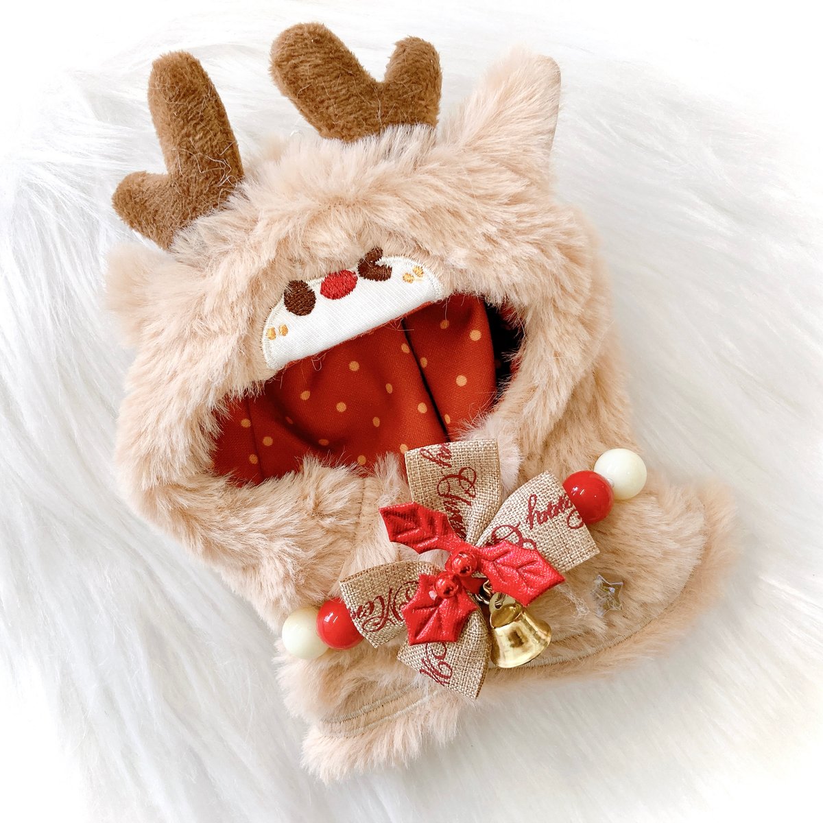 ぬい服】ぬいぐるみ用着ぐるみ【クリスマス】 (10cm・15cm用 ぬい服】ぬいぐるみ用着ぐるみ【クリスマス】 (10cm・15cm用