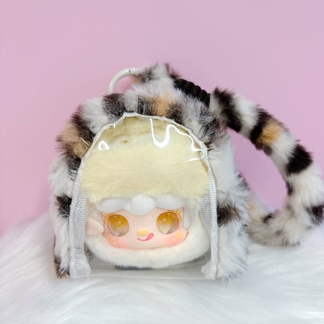 ふわふわヒョウ柄　痛ポーチ　8.5×7×4.5cm