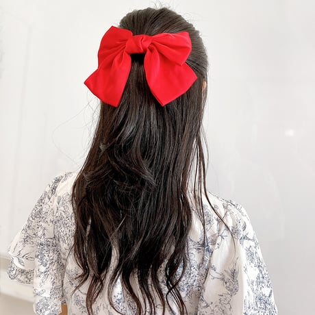 BIGリボンバレッタ【推し活グッズ・ヘアメ・参戦ヘア・地雷系・量産型】