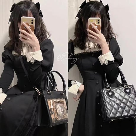 【Seraphim】キルティングスカラップ痛バッグ【推し活グッズ】