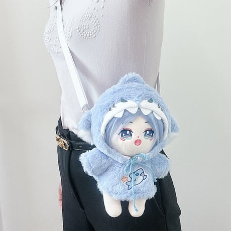 【ぬい服】ぬいぐるみ用ポンチョ (20cm 用 )【サメ・アザラシ】【推し活グッズ】