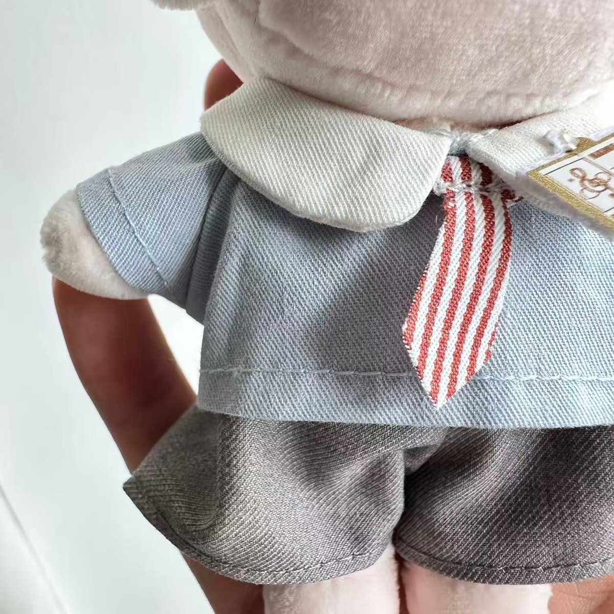 10cm ぬいぐるみ服 【3点セット】 サロペット シャツ ネクタイ