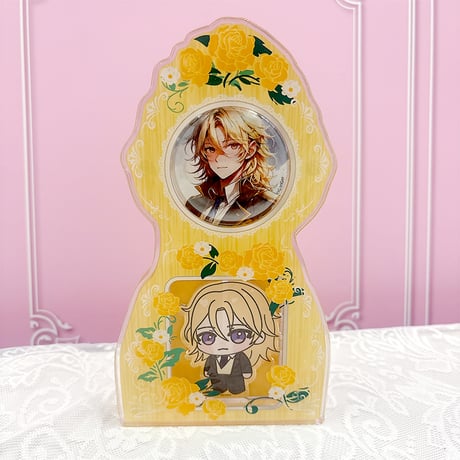 【G.triGerオリジナル 推し活グッズ】 アクリルフレーム【アンティーク時計】 缶バッジ・アクスタ用