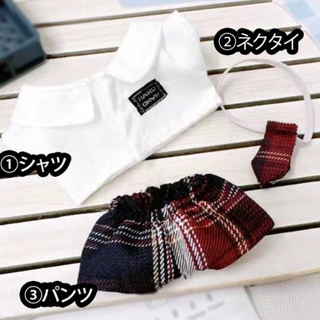 【ぬい服】ぬいぐるみ用制服【10~15cm用】【推し活グッズ】