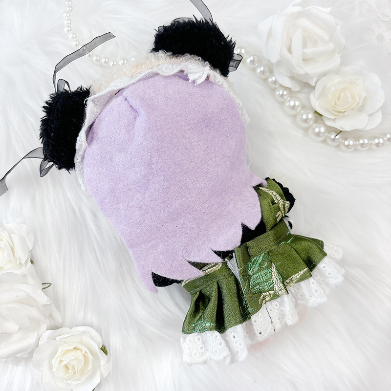 monaページ　スカルパンダ　ぬいぐるみ　服　2着セット　白&紫ドレス 服のみ】 スカルパンダ専用 着せ替え服 2点セット - メルカリ