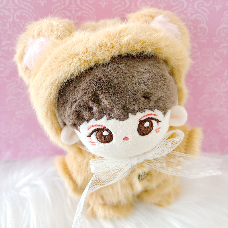 ぬい服【くま耳帽子&着ぐるみセット】10~15cm用/くま【推し活 ぬい服【くま耳帽子&着ぐるみセット】10~15cm用/くま【推し活