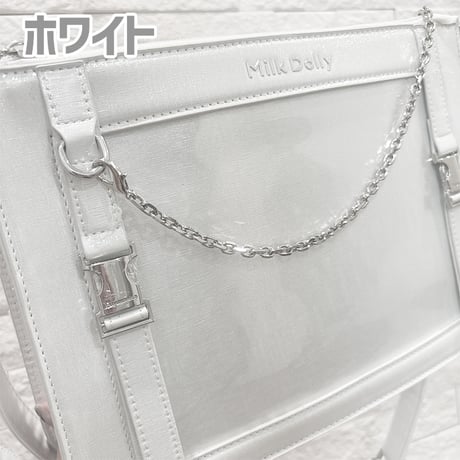 【FUYUUNEKO】キラキラフェイクレザー 痛バッグ Milk Dolly【推し活グッズ】