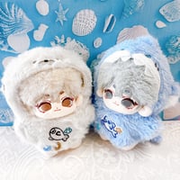 【ぬい服】ぬいぐるみ用ポンチョ (10cm 用 )【サメ・アザラシ】【推し活グッズ】