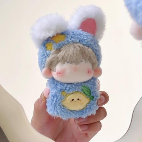 ぬい服　もこもこフルーツ着ぐるみ　10cm用【推し活グッズ】