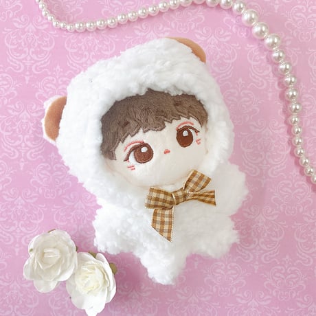 【ぬい服】ぬいぐるみ用もこもこ着ぐるみ/うさぎ・くま 10cm 用【推し活グッズ】