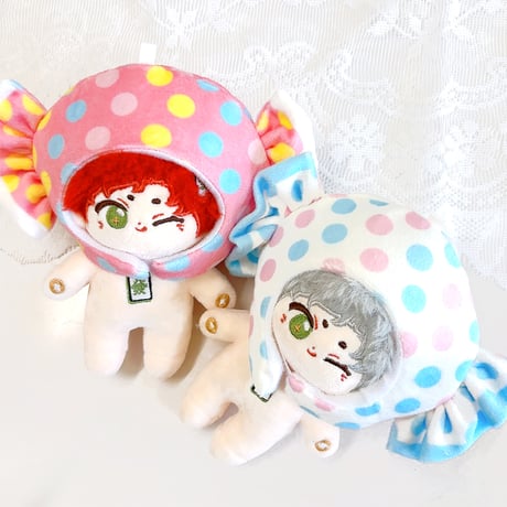 【ぬい服】キャンディ型ぬいぐるみ用着ぐるみキャップ　10cm用【推し活グッズ】