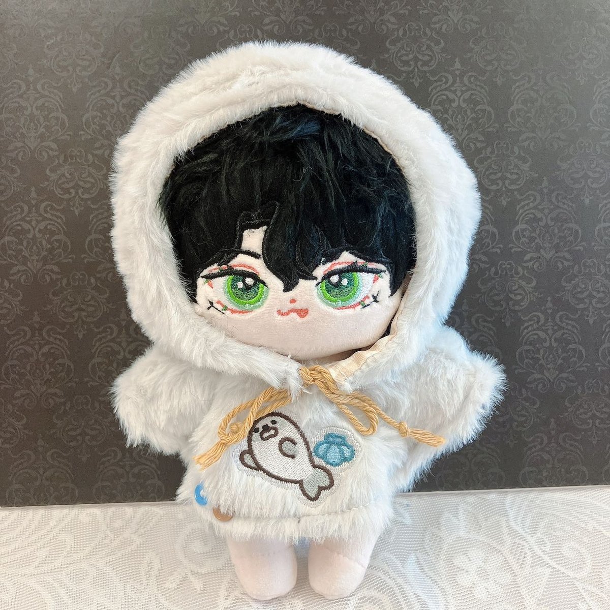 ぬい服】ぬいぐるみ用ポンチョ (20cm 用 )【サメ・アザラシ ぬい服】ぬいぐるみ用ポンチョ (20cm 用 )【サメ・アザラシ