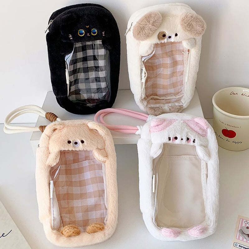 ふわもこぬいぐるみ用 窓付きポーチ | G.triGer