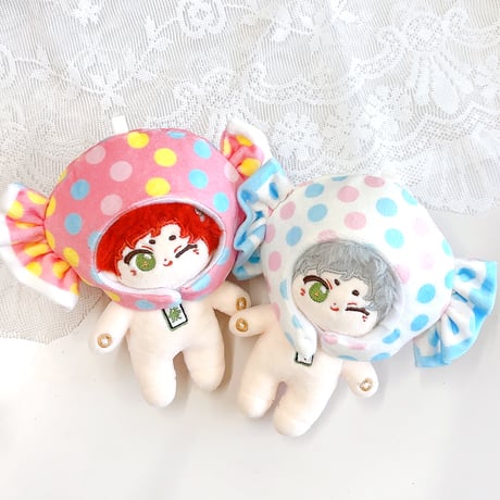 【ぬい服】キャンディ型ぬいぐるみ用着ぐるみキャップ　10cm用【推し活グッズ】