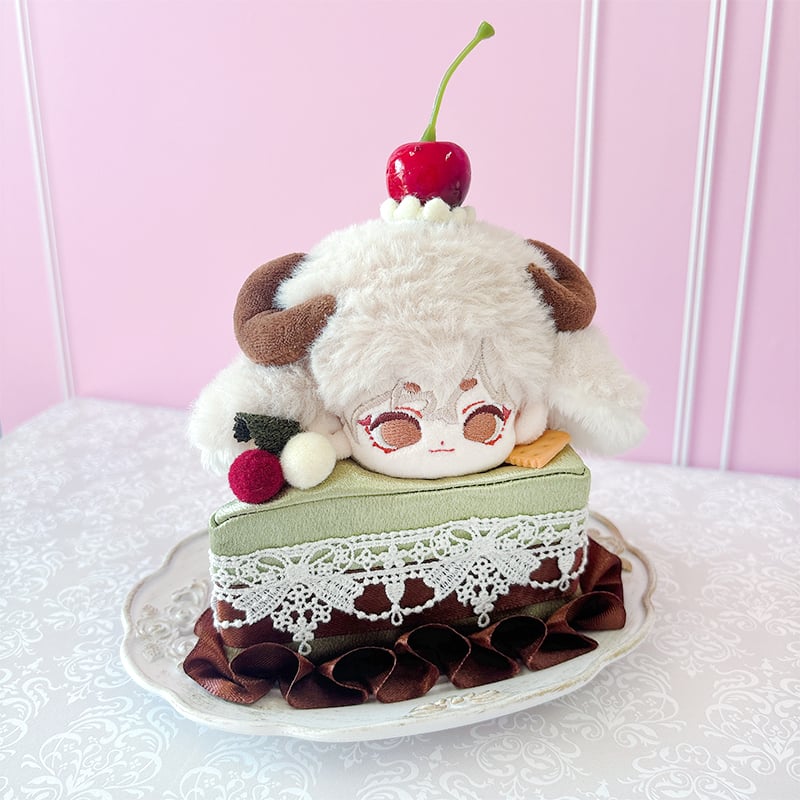 ぬい服 ショートケーキ型ぬいぐるみ用着ぐるみ 10cm用【推し活グッズ