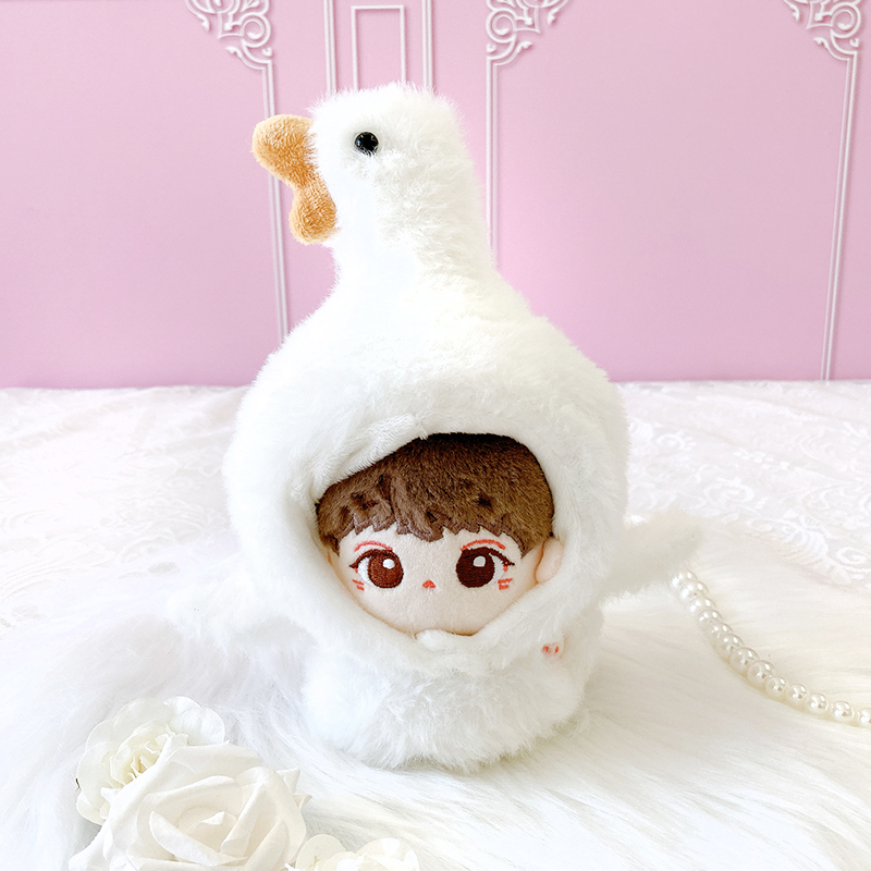 ぬい服】ぬいぐるみ用着ぐるみ【白鳥】 10cm 用【推し活グッズ ぬい服】ぬいぐるみ用着ぐるみ【白鳥】 10cm 用【推し活グッズ