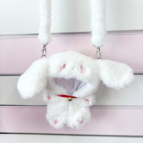 【ぬいバッグ】【ぬい服】ふわふわショルダーストラップ付き ぬいぐるみ用着ぐるみ【15cm 用】【推し活グッズ】