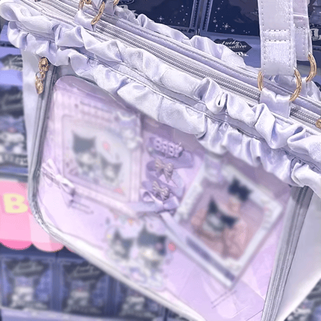 【FUYUUNEKO】カードケース付きフリル痛バッグ milk dolly【推し活グッズ】