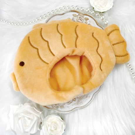 【ぬい服】ぬいぐるみ用着ぐるみキャップ 【たい焼き】15cm用【推し活グッズ】