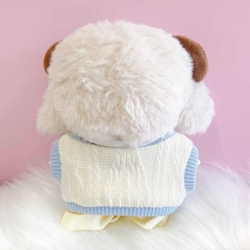 ぬい服】ぬいぐるみ用 シャツ&ベスト&ネクタイ&パンツセット 10cm用
