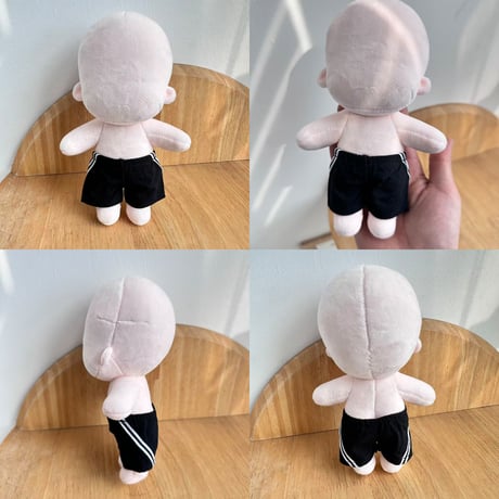 【ぬい服】 ぬいぐるみ用 サイドライン トラックパンツ ぬい服 運動着 ショートパンツ