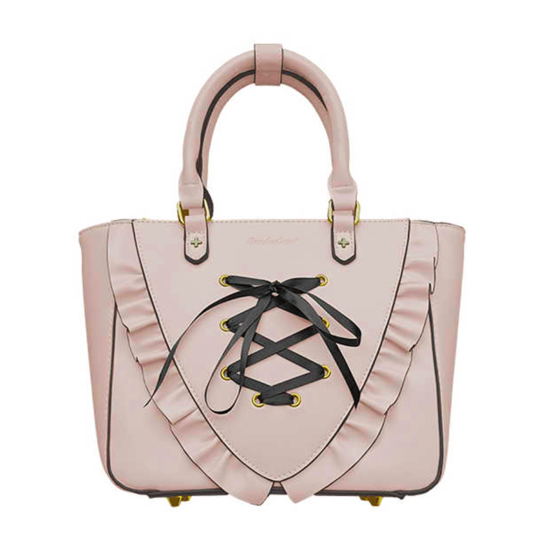 Baachoo原创设计】編み上げリボン痛バッグ【推し活グッズ】 | G.triGer