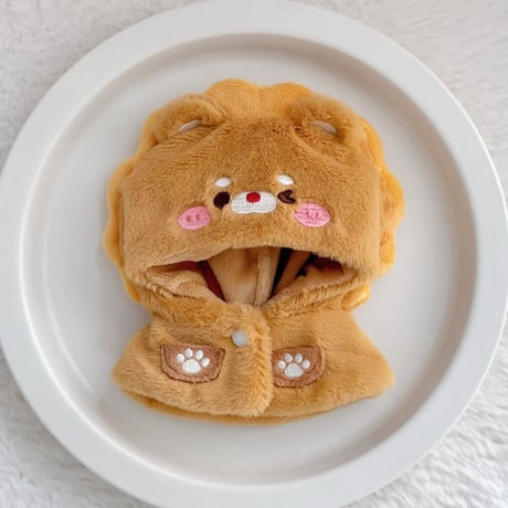 ぬい服　もこもこアニマル着ぐるみ　10cm用【推し活グッズ】