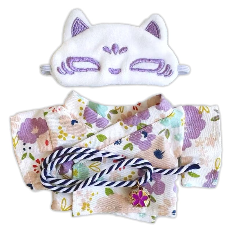 ぬい服】和装セット(浴衣&帯&狐面セット) 10cmぬいぐるみ用 | G.triGer