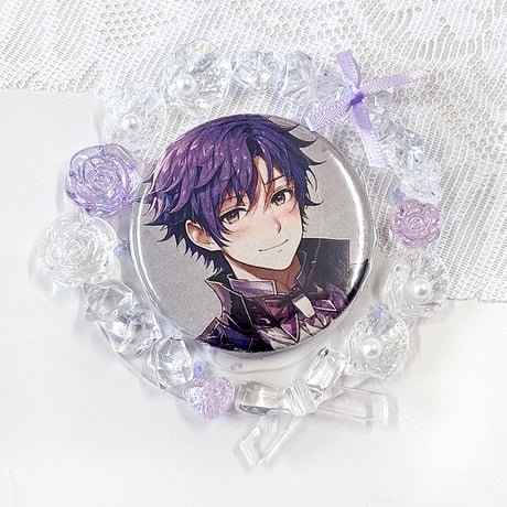 【推し活グッズ】キラキラ硬質ロゼット【缶バッジ 痛ロゼット】