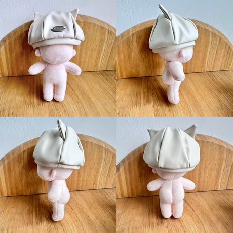 10cmぬいぐるみ用 猫耳帽子 クラシックハット 着せ替え アクセサリー
