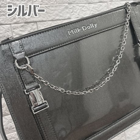 【FUYUUNEKO】キラキラフェイクレザー 痛バッグ Milk Dolly【推し活グッズ】