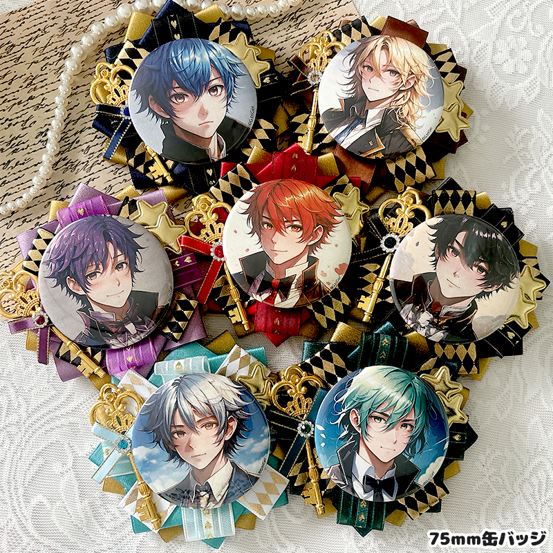 G.triGerオリジナル 推し活グッズ】アンティーク風 痛ロゼット【缶