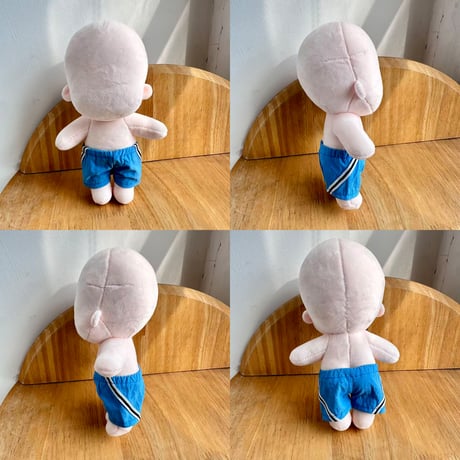 【ぬい服】 ぬいぐるみ用 サイドライン トラックパンツ ぬい服 運動着 ショートパンツ