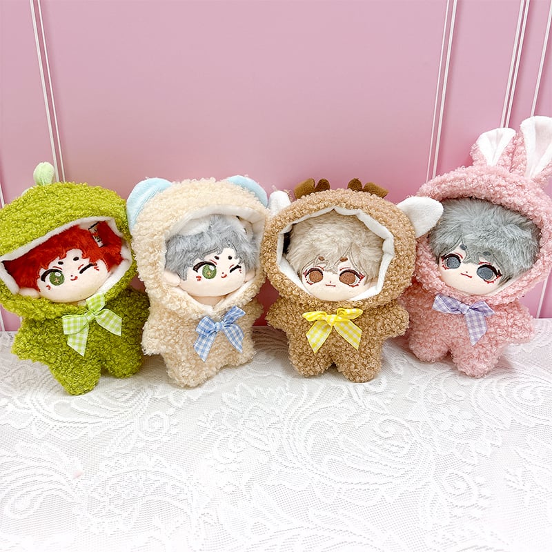 ぬい服】ぬいぐるみ用 もこもこ ボア着ぐるみ (10cm用)【推し活 ぬい服】ぬいぐるみ用 もこもこ ボア着ぐるみ (10cm用)【推し活