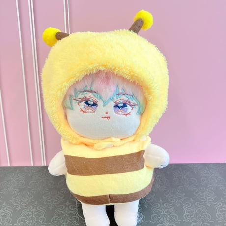 【ぬい服】ぬいぐるみ用着ぐるみ【蜂】(20cm用)【推し活グッズ】