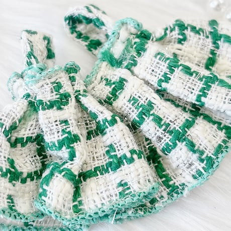 【ぬい服】 ぬいぐるみ用ツイードワンピース 【10~15cm用】【推し活グッズ】