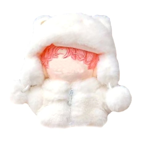 【ぬい服】ぬいぐるみ用もこもこくま着ぐるみ　10cm用【推し活グッズ】